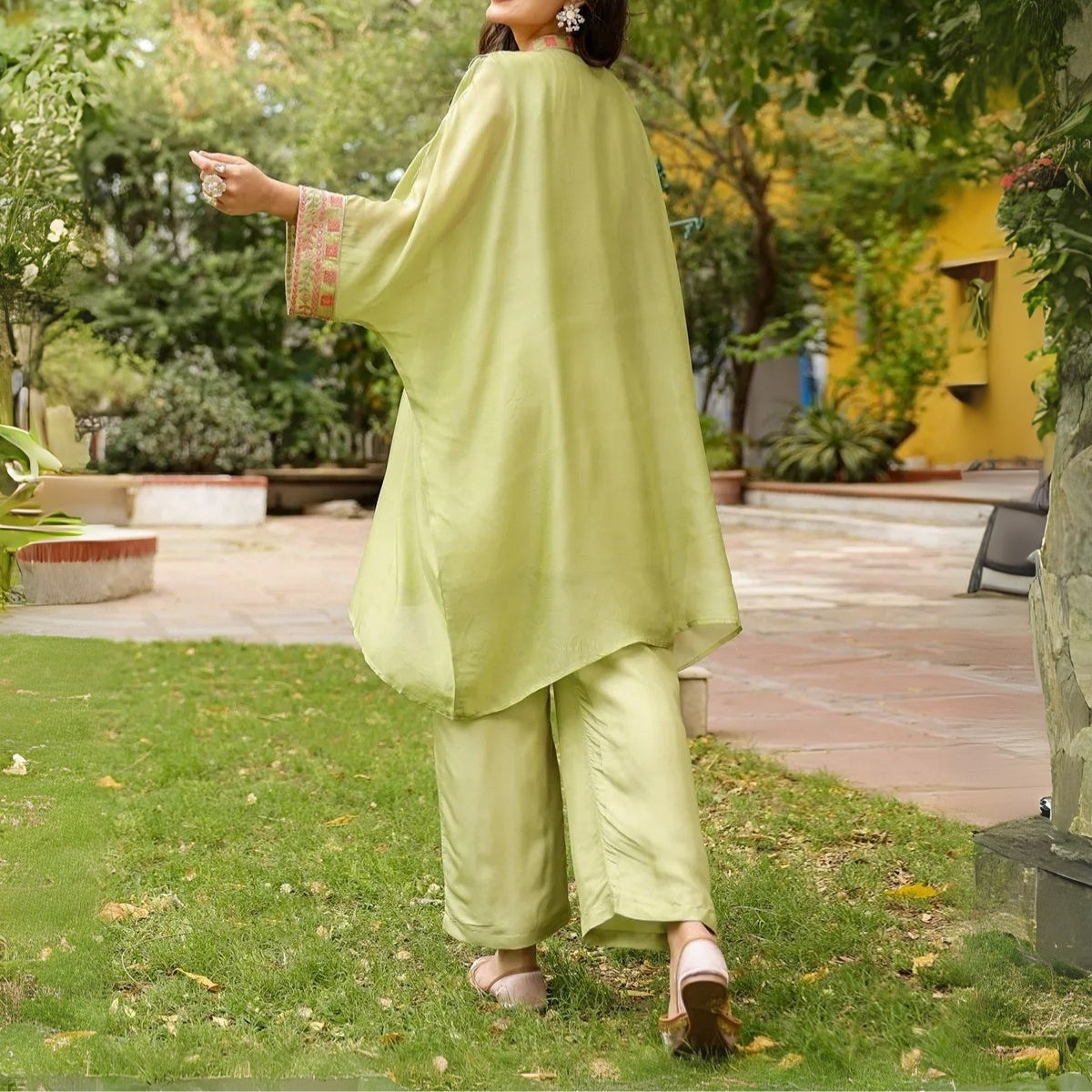 Stylish Kaftan Kurta and Pant Combo for Every Occasion | K-06