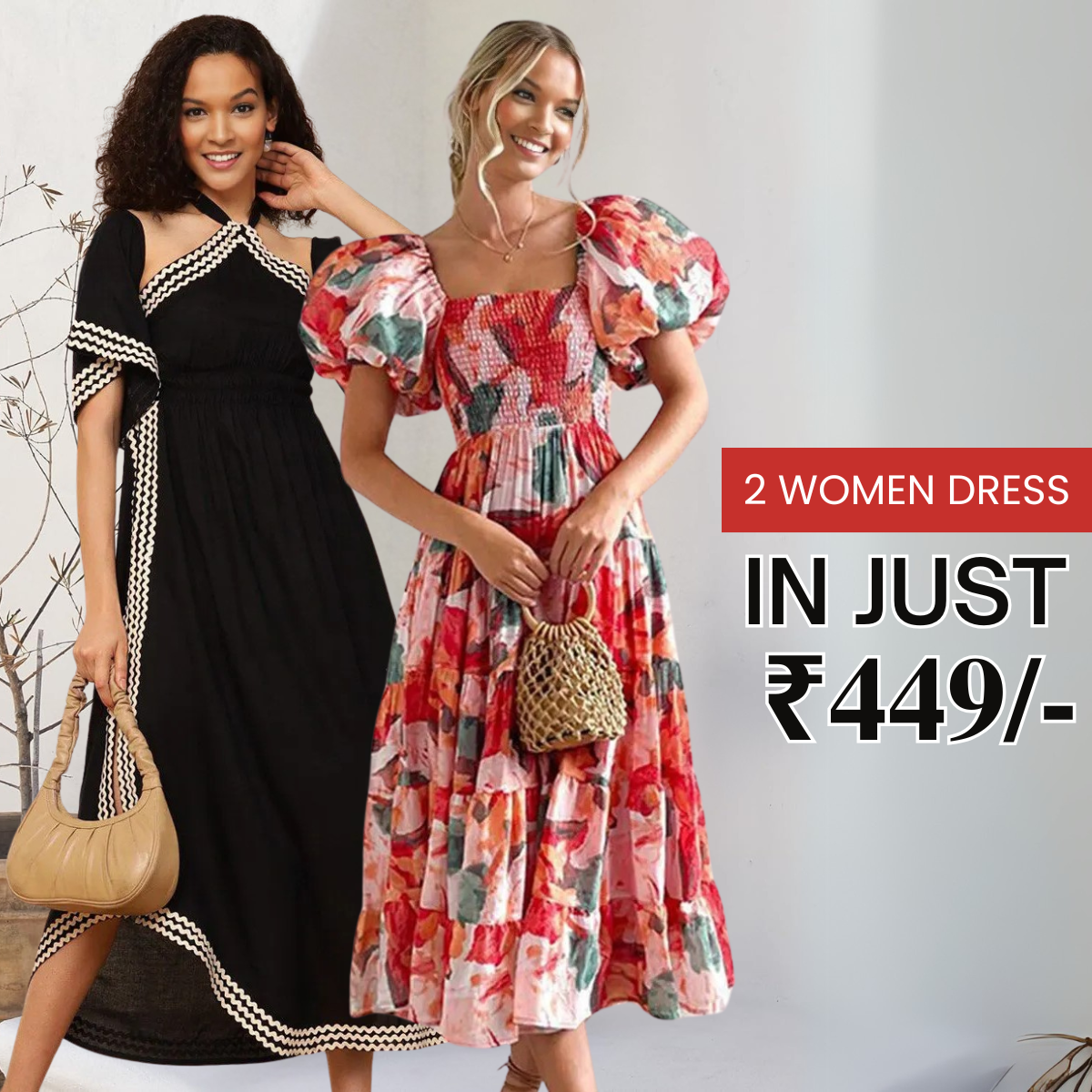 2 Combo Women’s Dresses | Premium Quality | C-081