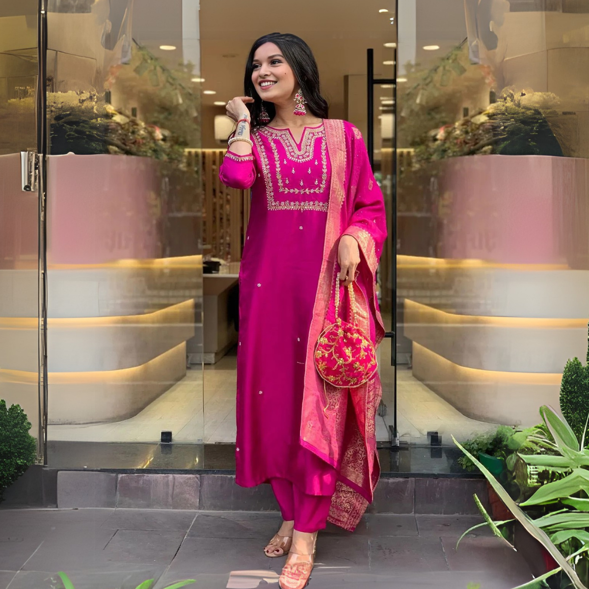 4 Combo Pack | Women’s Suit Set with Dupatta | SD-03