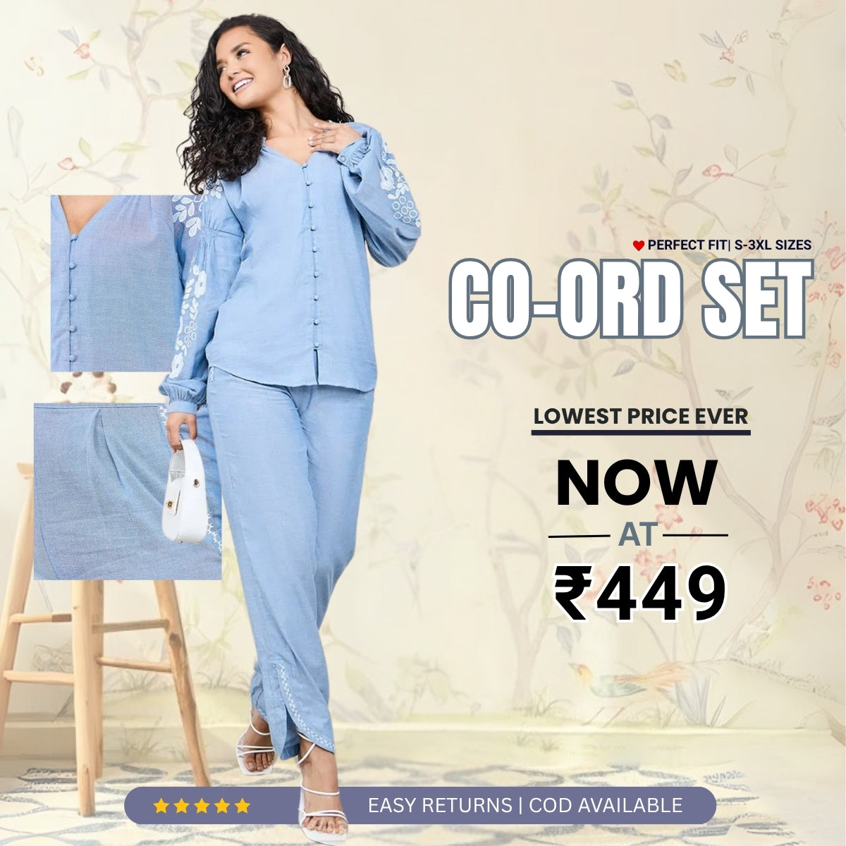 Trendy Women’s Co-ord Sets – Grab Yours on Sale Today | CS-10