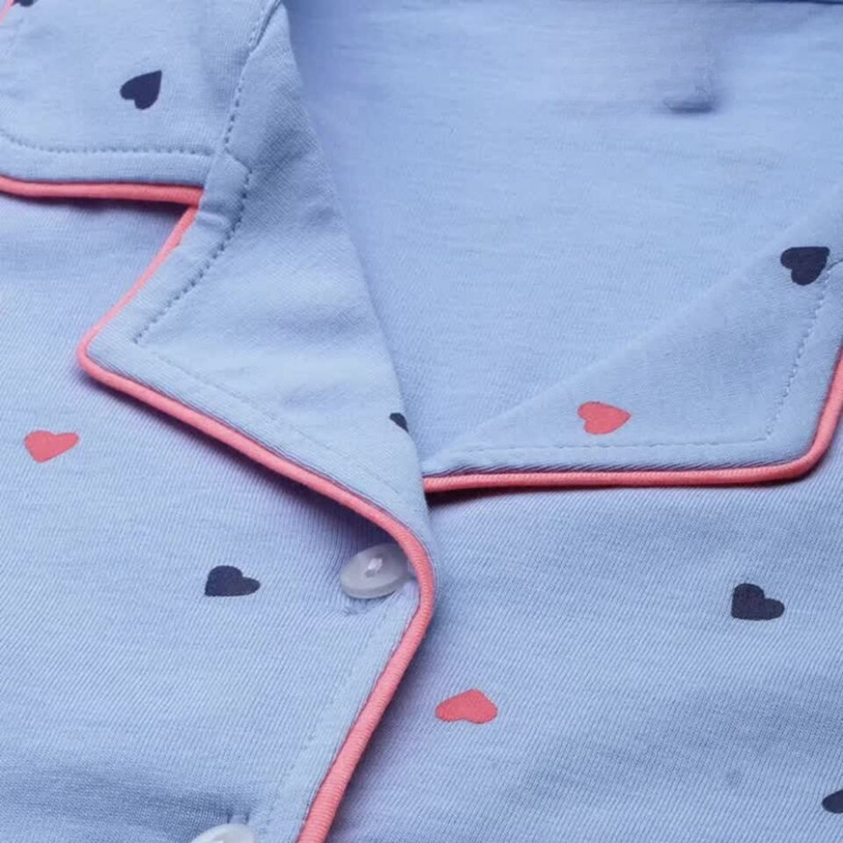 Pack of 4 Women’s Cotton Printed Nightsuits – Shirt & Pyjama Set | Classic Style | NS-18