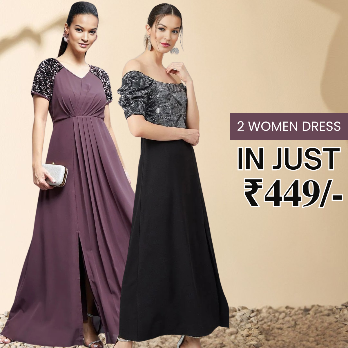 2 Combo Women’s Dresses | Premium Quality | C-084