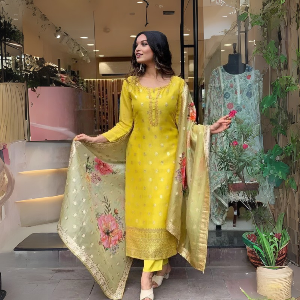 4 Combo Pack | Women’s Suit Set with Dupatta | SD-03
