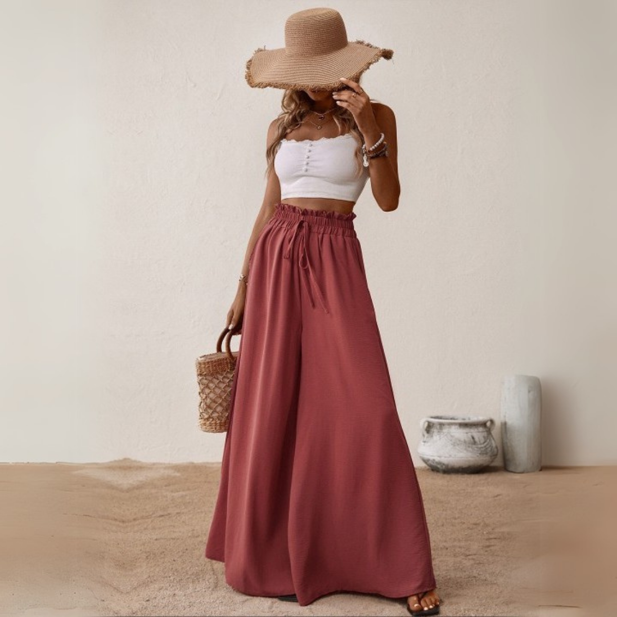 Stylish 3-Pack Combo Palazzo Pants for Women | P-02