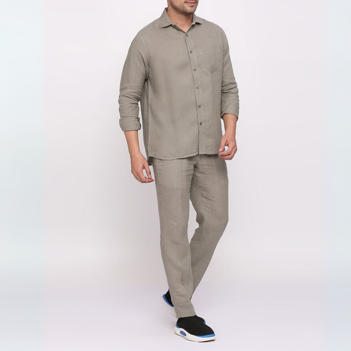 Men Linen Co-ord Set – Pants & Shirt Combo | Summer-Ready |  LN-07