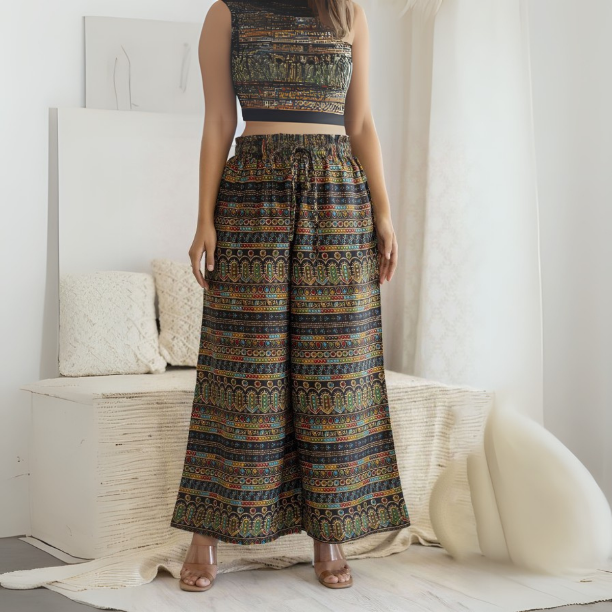 Stylish 3-Pack Combo Palazzo Pants for Women | P-03