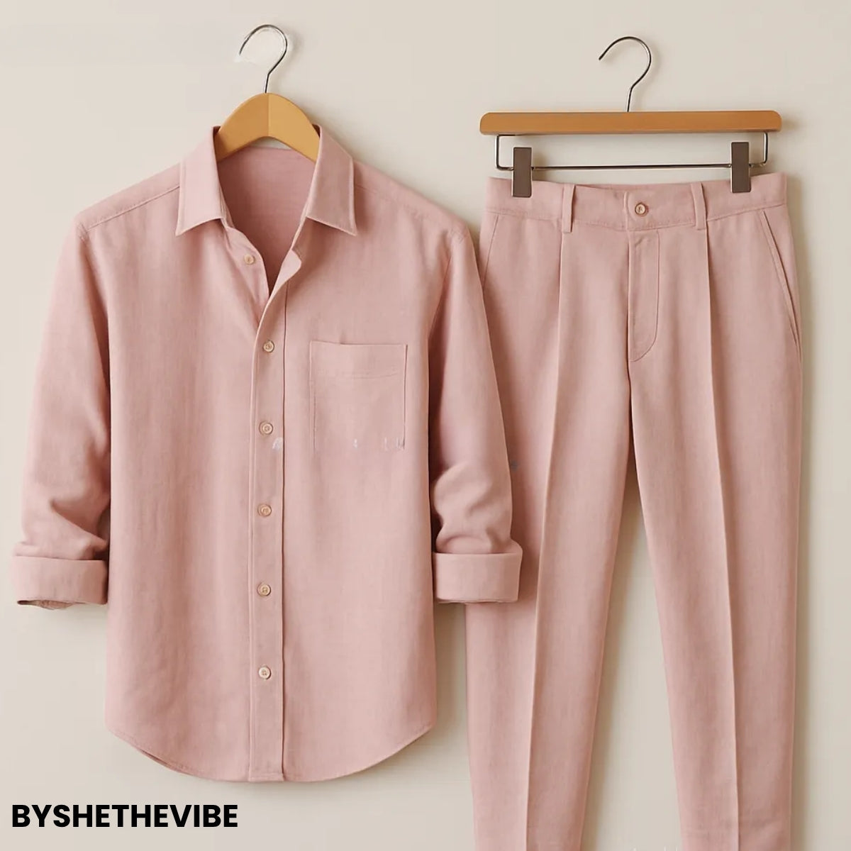 Men Linen Co-ord Set – Pants & Shirt Combo | Summer-Ready |  LN-08