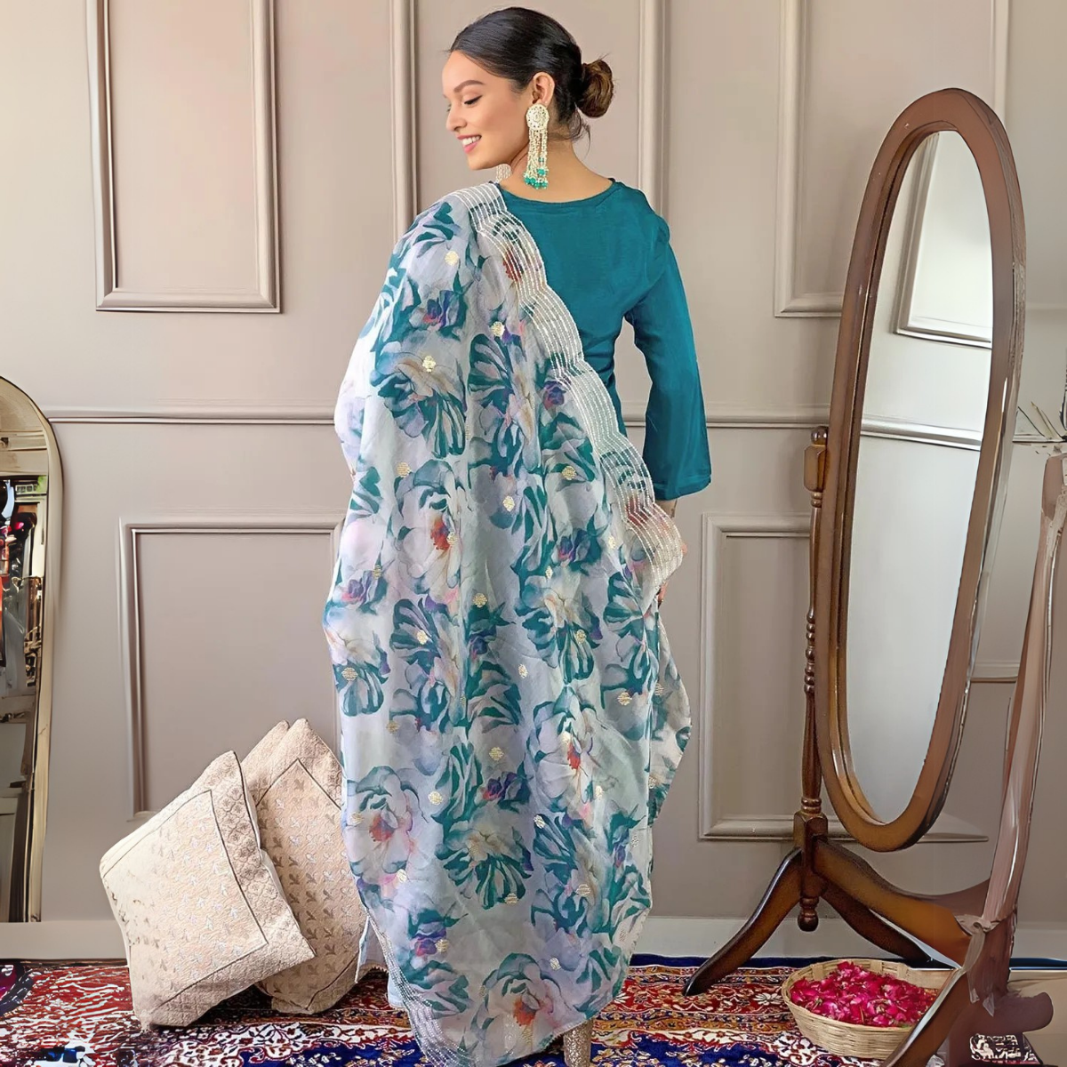4 Combo Pack | Women’s Suit Set with Dupatta | SD-01