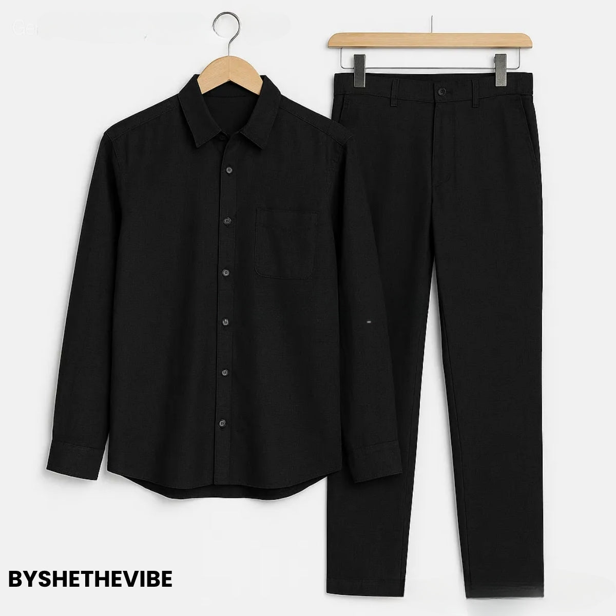 Men Linen Co-ord Set – Pants & Shirt Combo | Summer-Ready |  LN-09