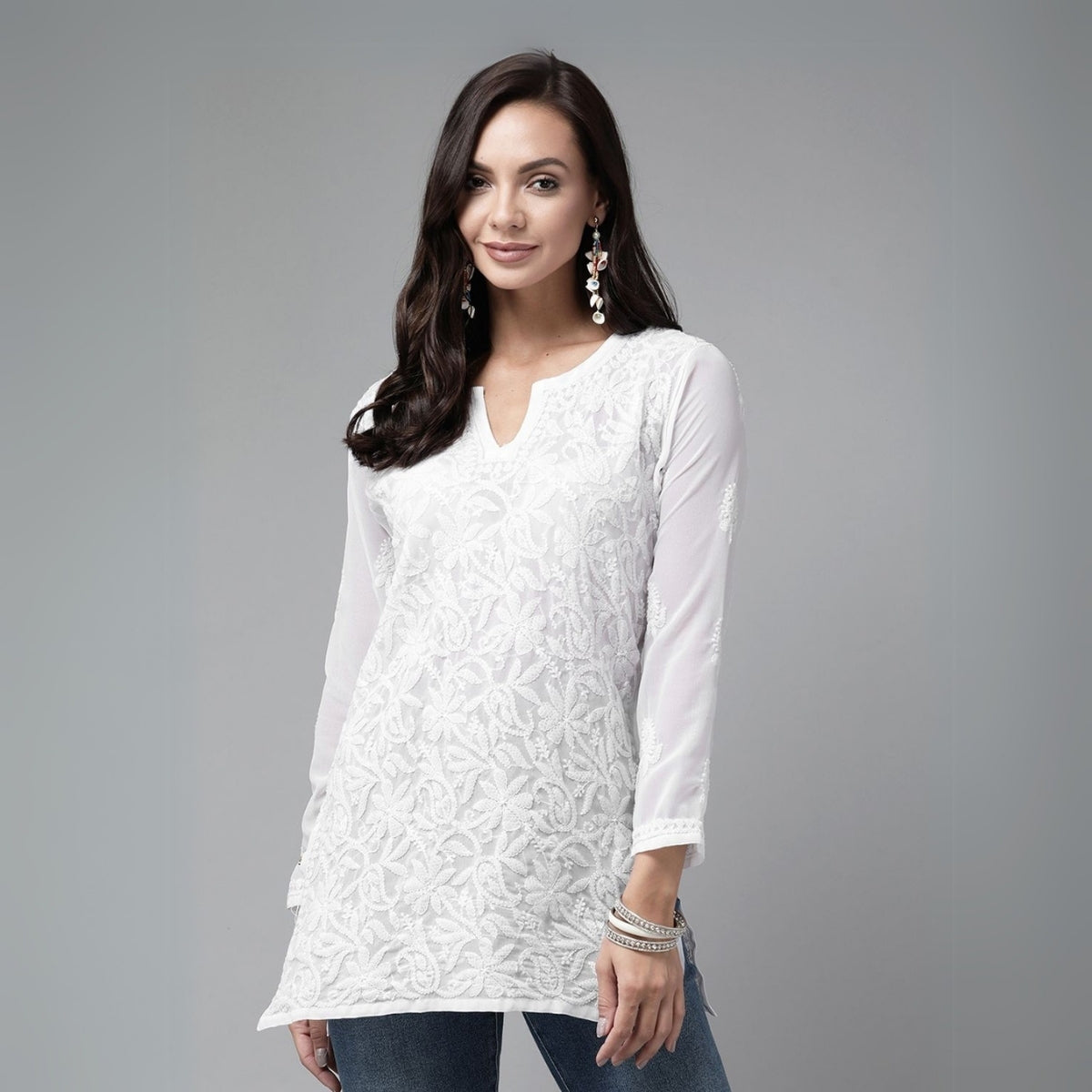 3 Combo Pack Cotton Short Kurtis | Summer Cotton Bliss | 3/4 Sleeve | C-170