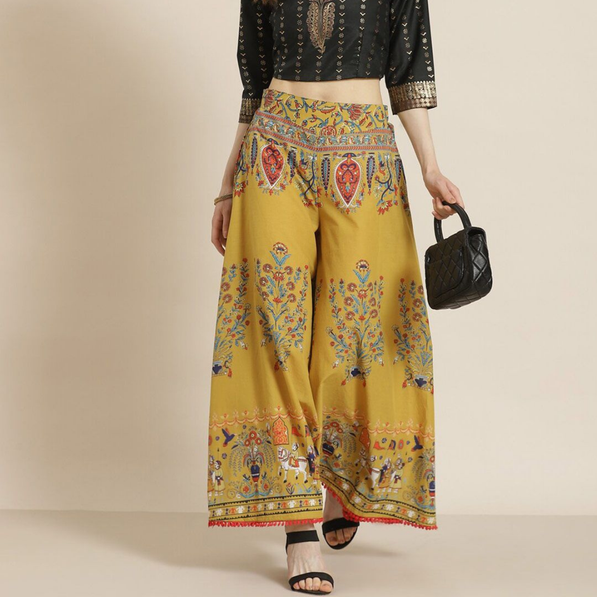 Stylish 3-Pack Combo Palazzo Pants for Women | P-04