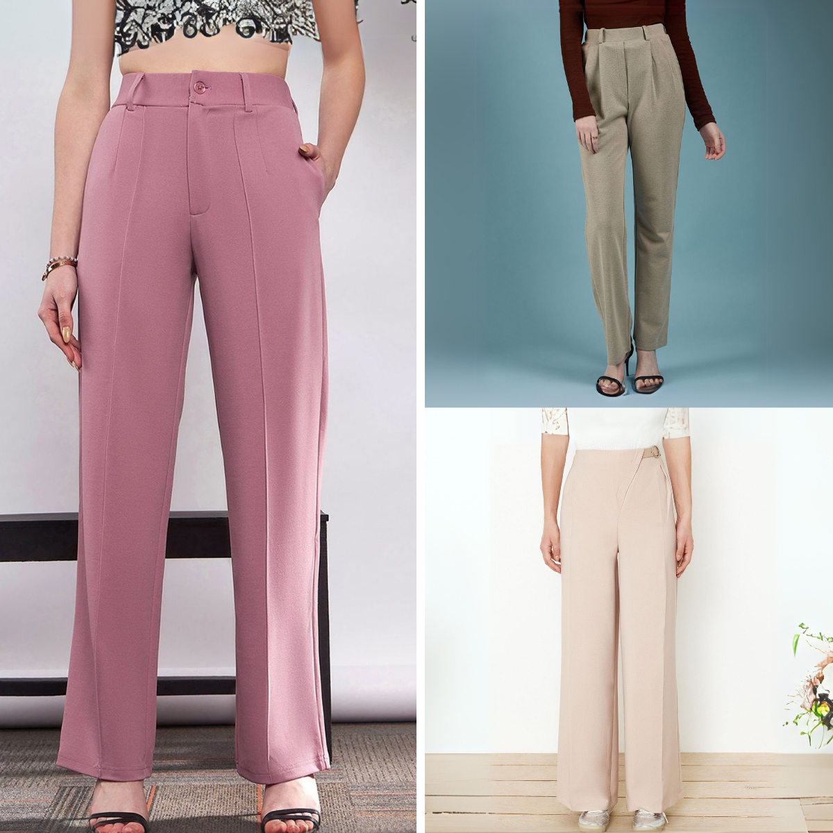 3-Pack of Women’s Trousers & Formal Pants (TF-02)
