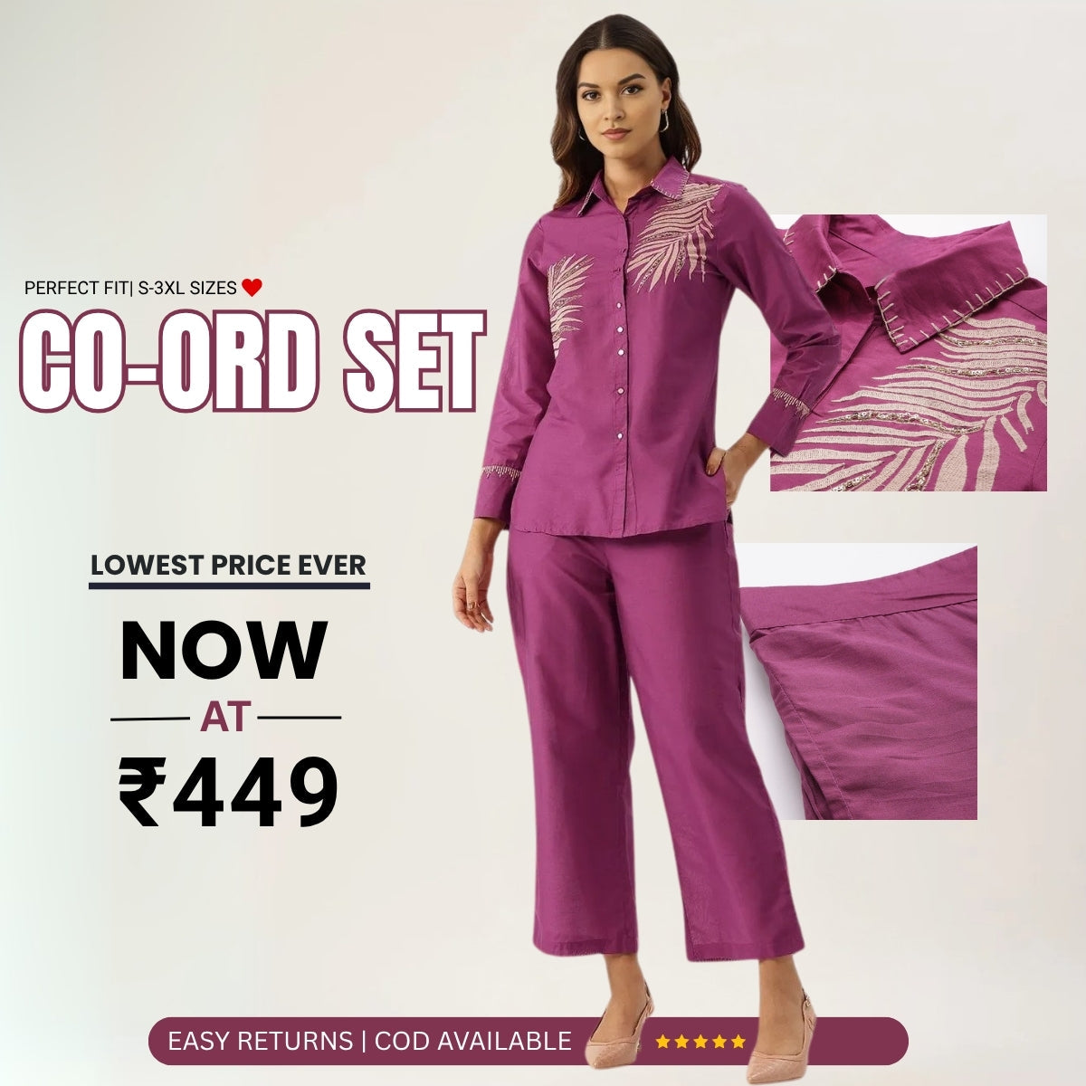 Trendy Women’s Co-ord Sets – Grab Yours on Sale Today | CS-02