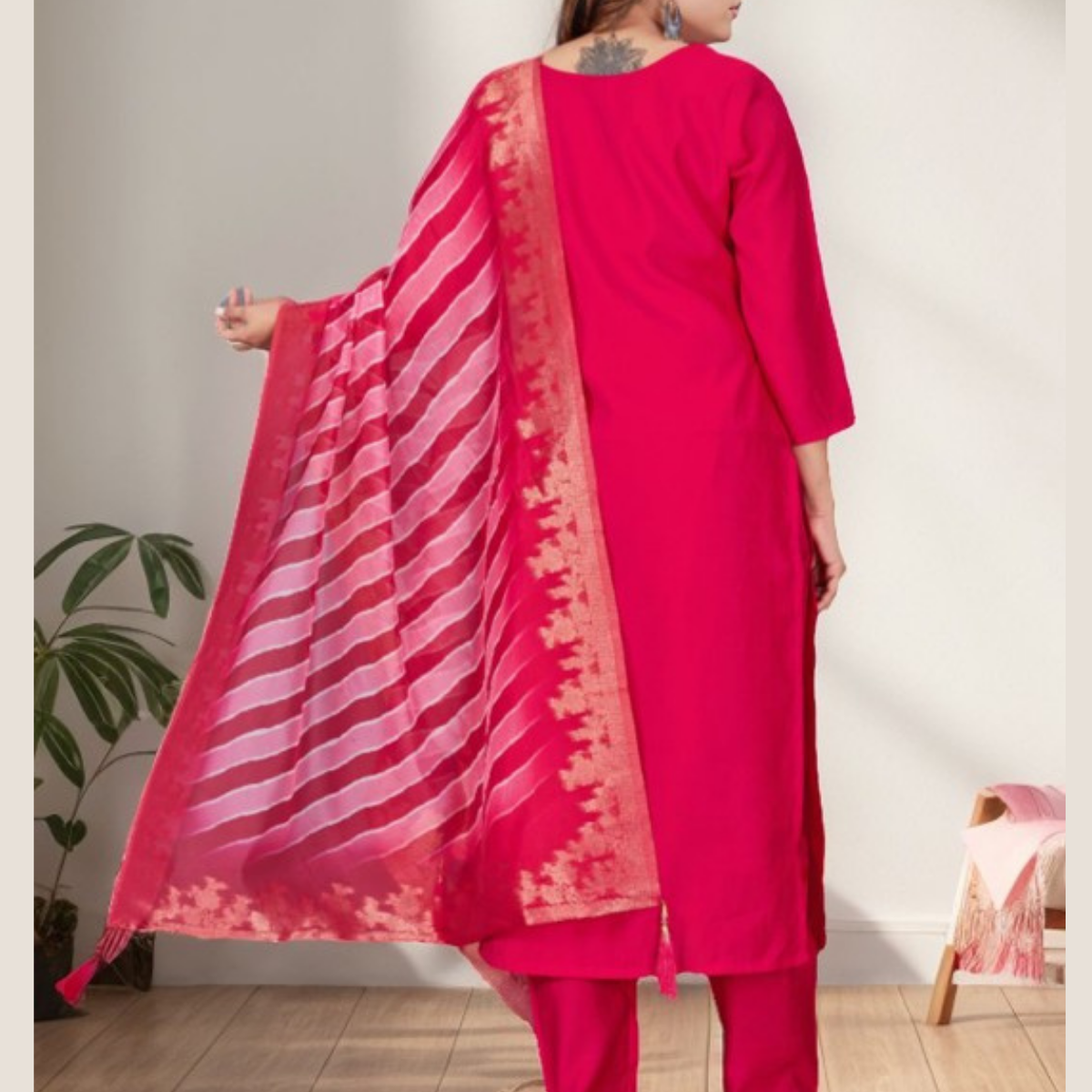 4 Combo Pack | Women’s Suit Set with Dupatta | SD-07