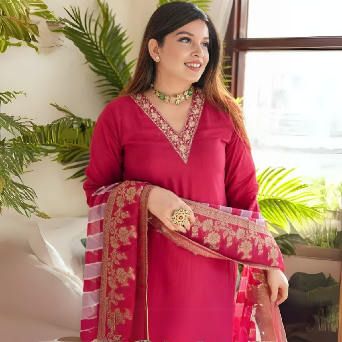 4 Combo Pack | Women’s Suit Set with Dupatta | SD-07
