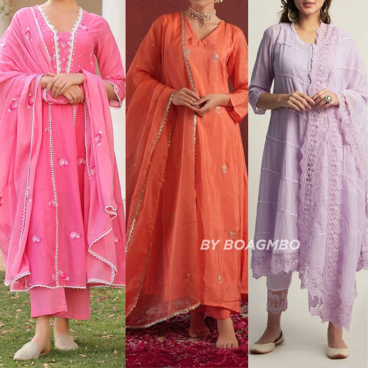 Elegant 3-Piece Women Kurti Set with Dupatta Combo Pack – Stylish, Comfortable & Versatile Ethnic Wear | KS-03