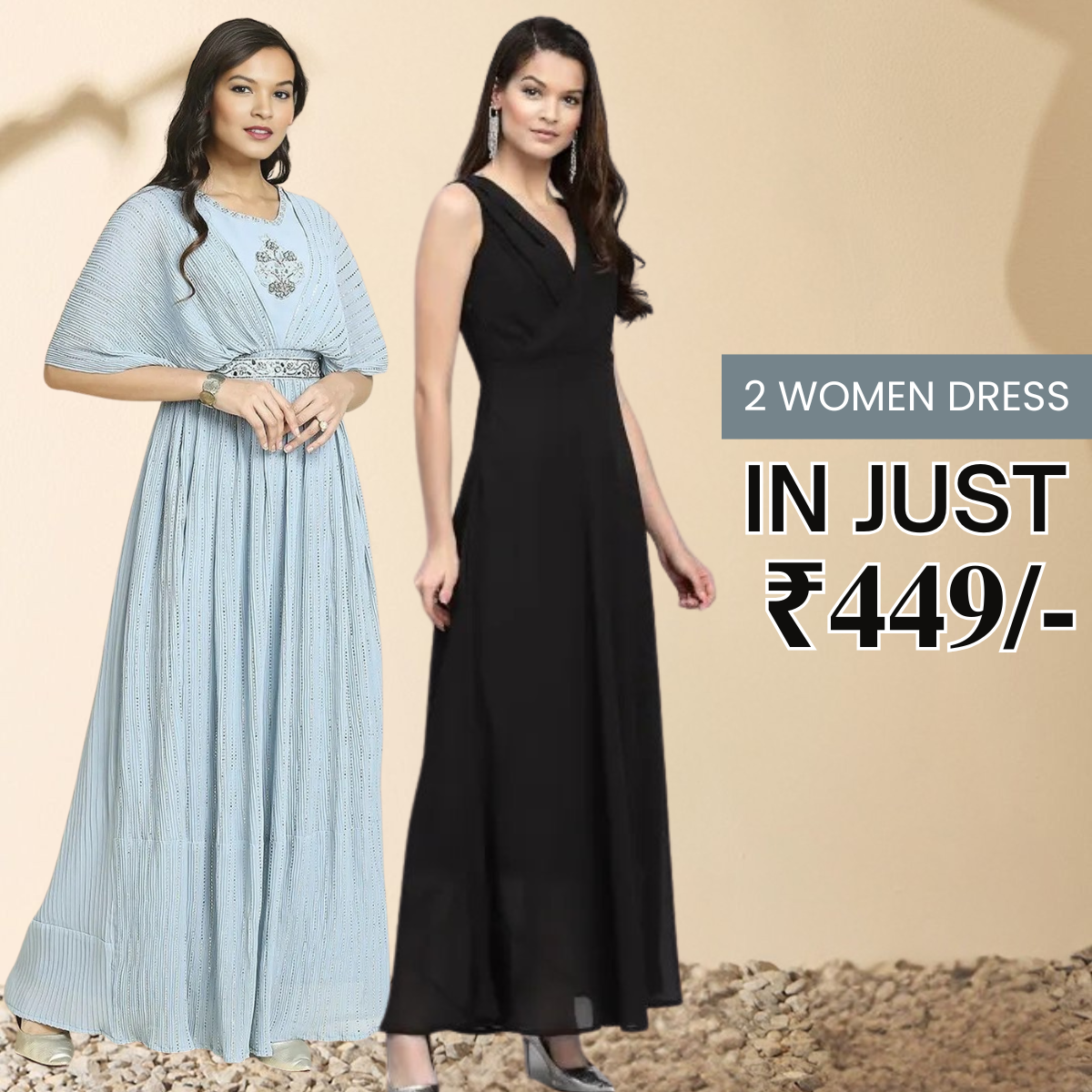 2 Combo Women’s Dresses | Premium Quality | C-074