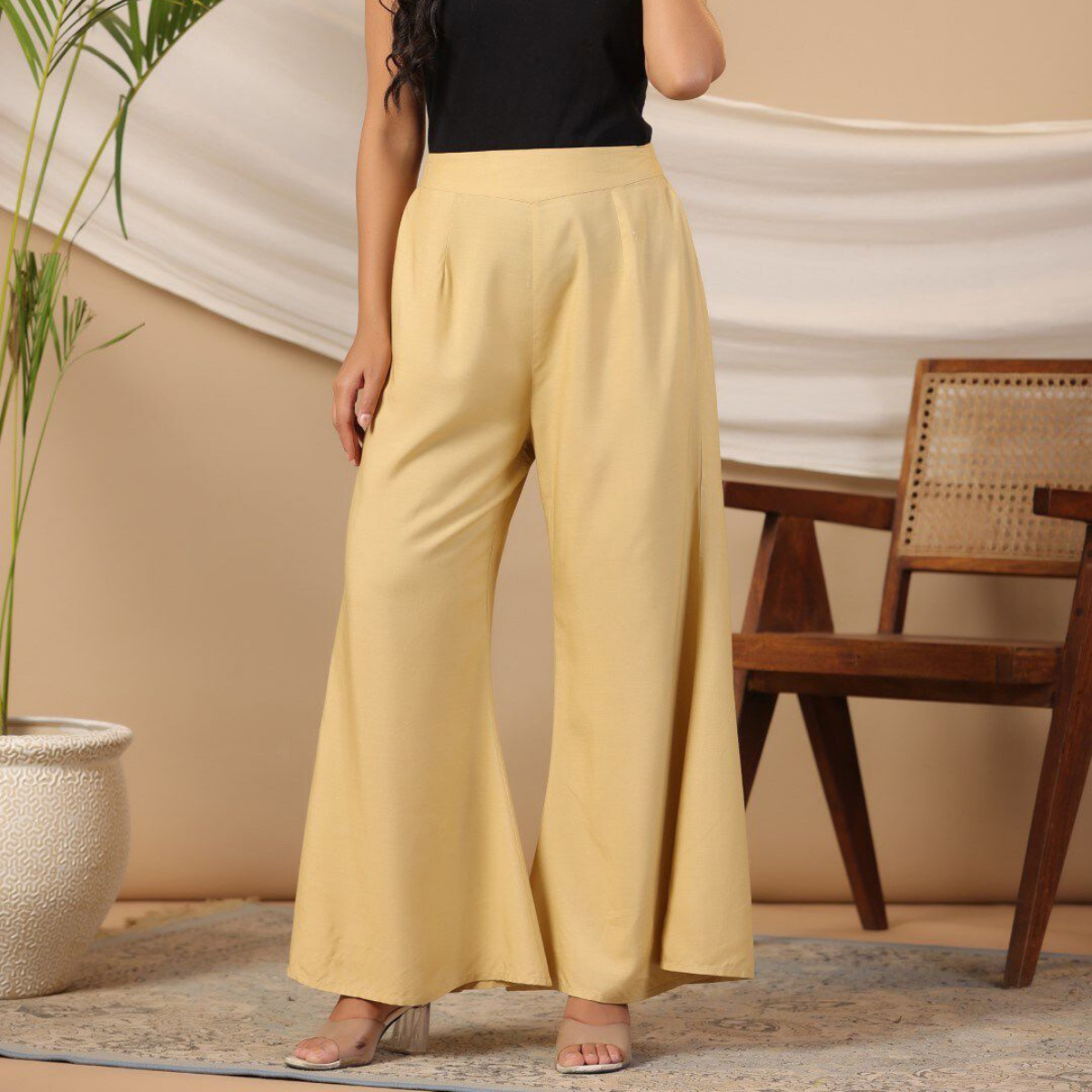 Stylish 3-Pack Combo Palazzo Pants for Women | P-04
