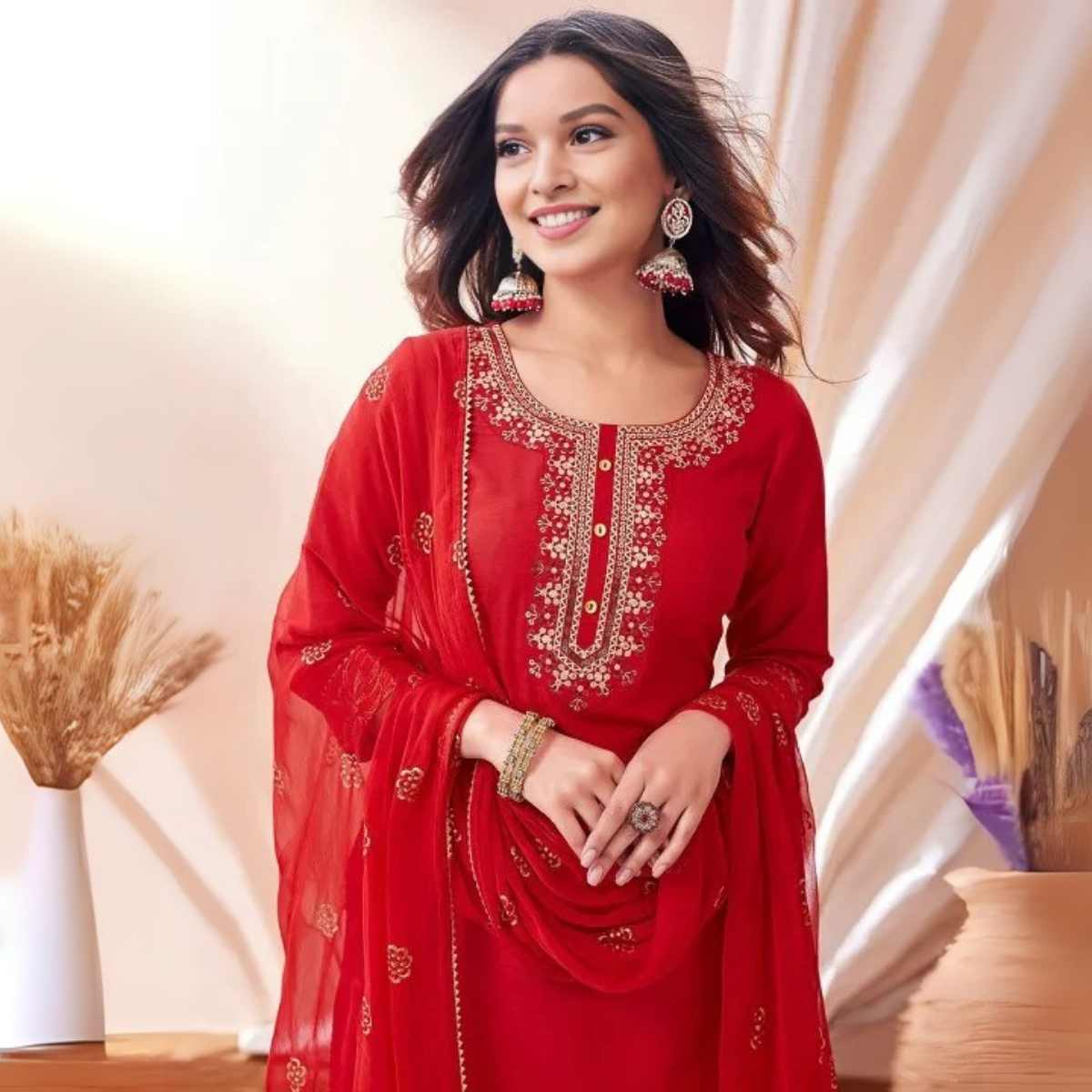 4 Combo Pack | Women’s Suit Set with Dupatta | SD-07