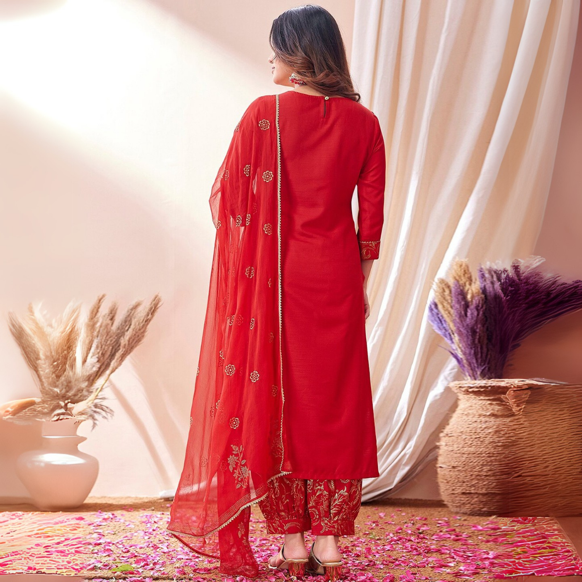 4 Combo Pack | Women’s Suit Set with Dupatta | SD-07