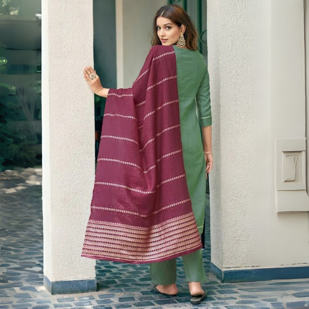 4 Combo Pack | Women’s Suit Set with Dupatta | SD-08