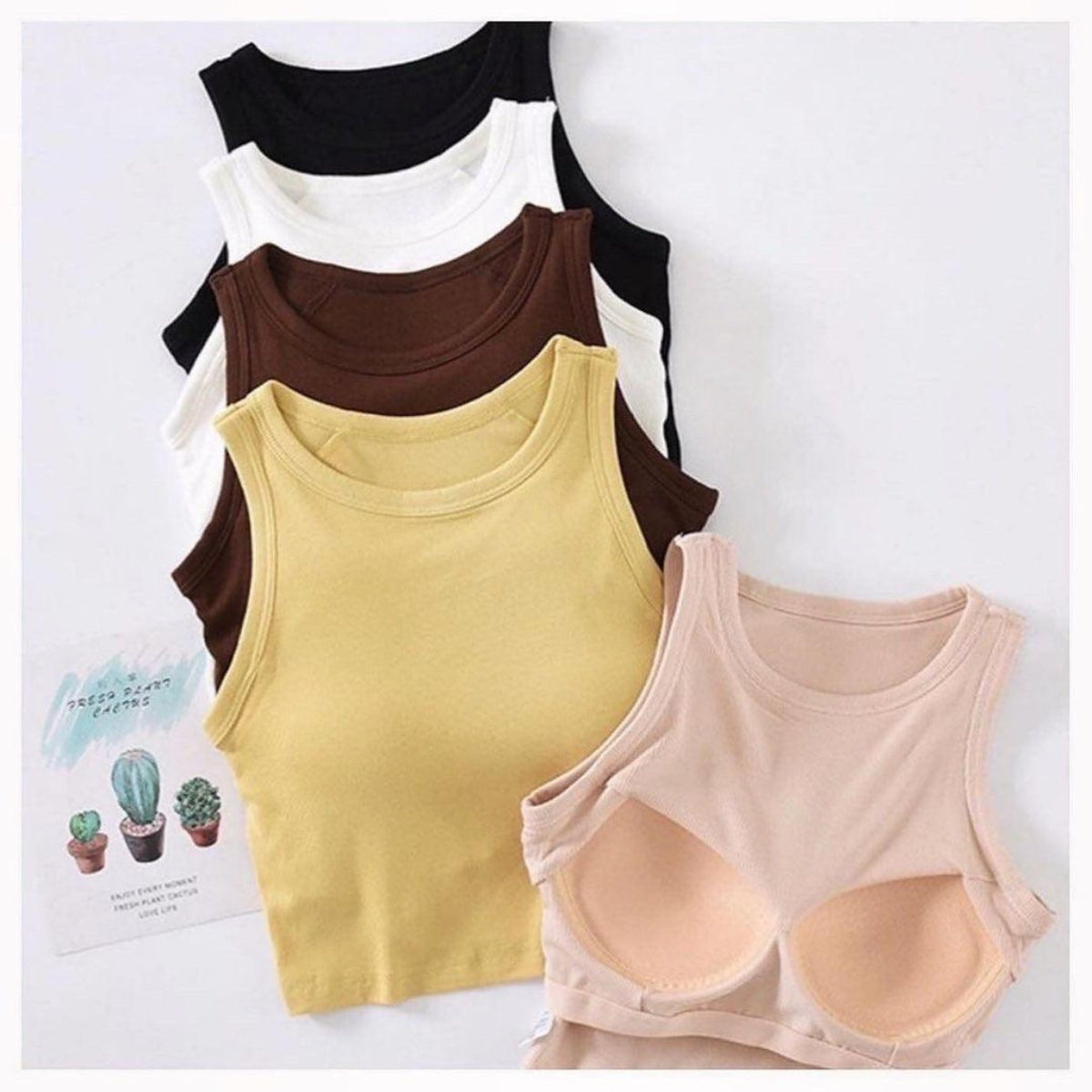 6 Combo Pack Women’s Tank Tops – Stylish, Soft & Affordable | TT-23