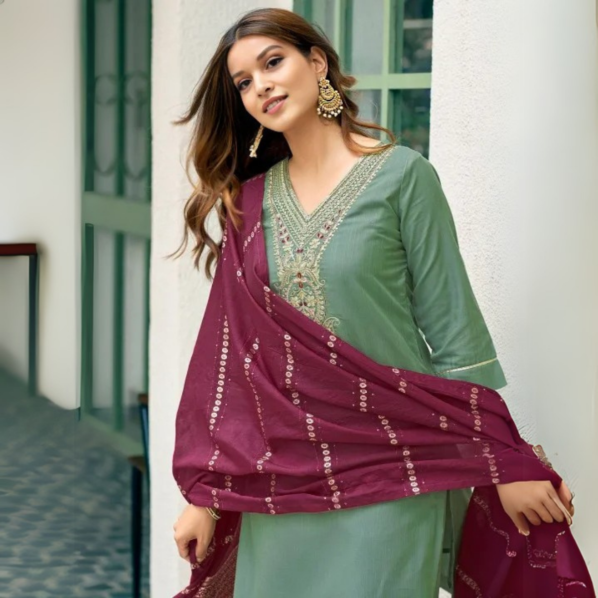 4 Combo Pack | Women’s Suit Set with Dupatta | SD-07