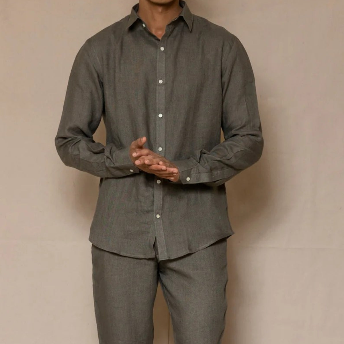 Men Linen Co-ord Set – Pants & Shirt Combo | Summer-Ready |  LN-15