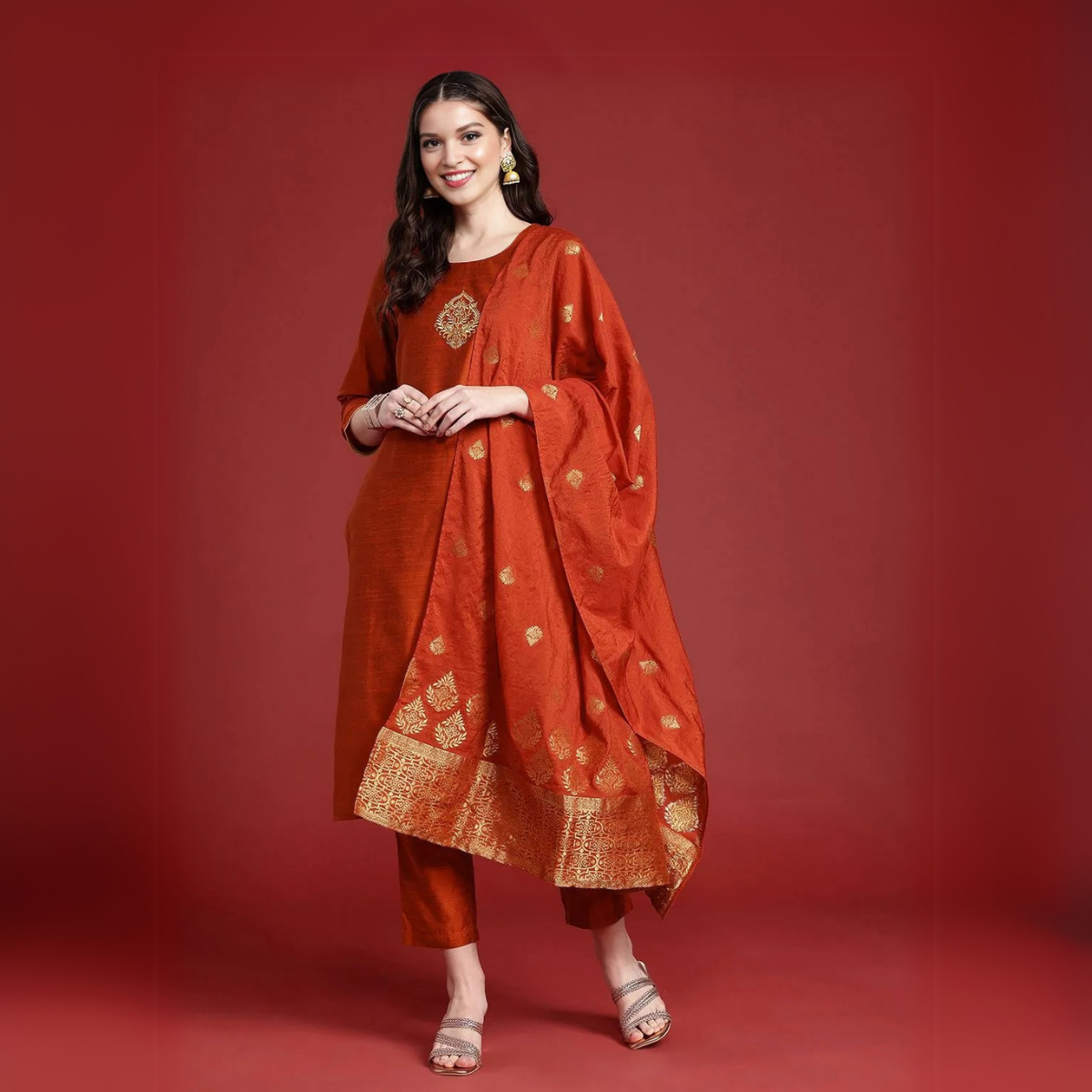 4 Combo Pack | Women’s Suit Set with Dupatta | SD-05