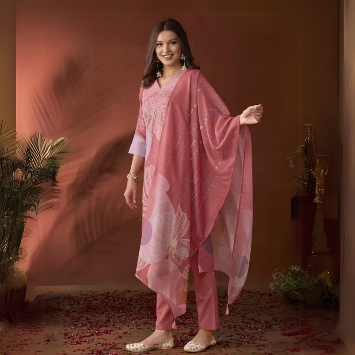 4 Combo Pack | Women’s Suit Set with Dupatta | SD-05
