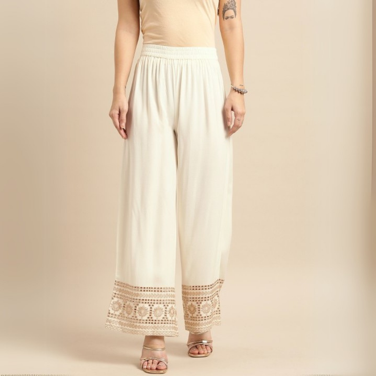 Stylish 3-Pack Combo Palazzo Pants for Women | P-01