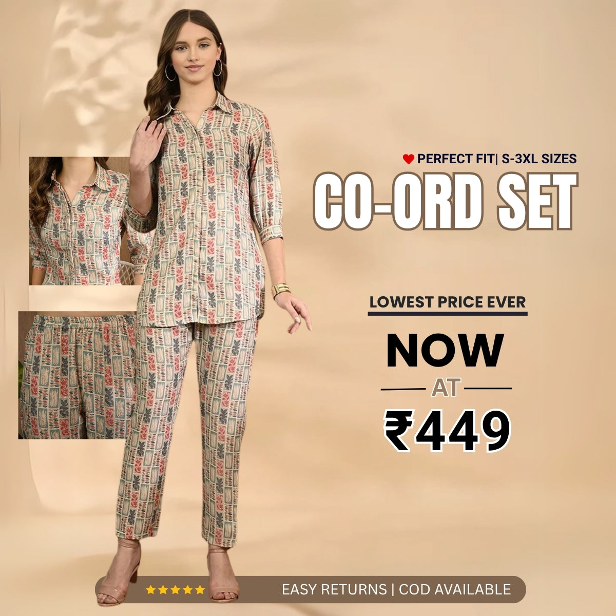 Trendy Women’s Co-ord Sets – Grab Yours on Sale Today | CS-12