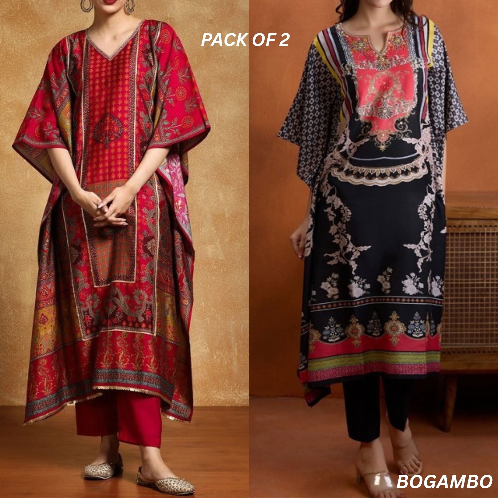 Stylish Kaftan Kurta and Pant Combo for Every Occasion | K-05