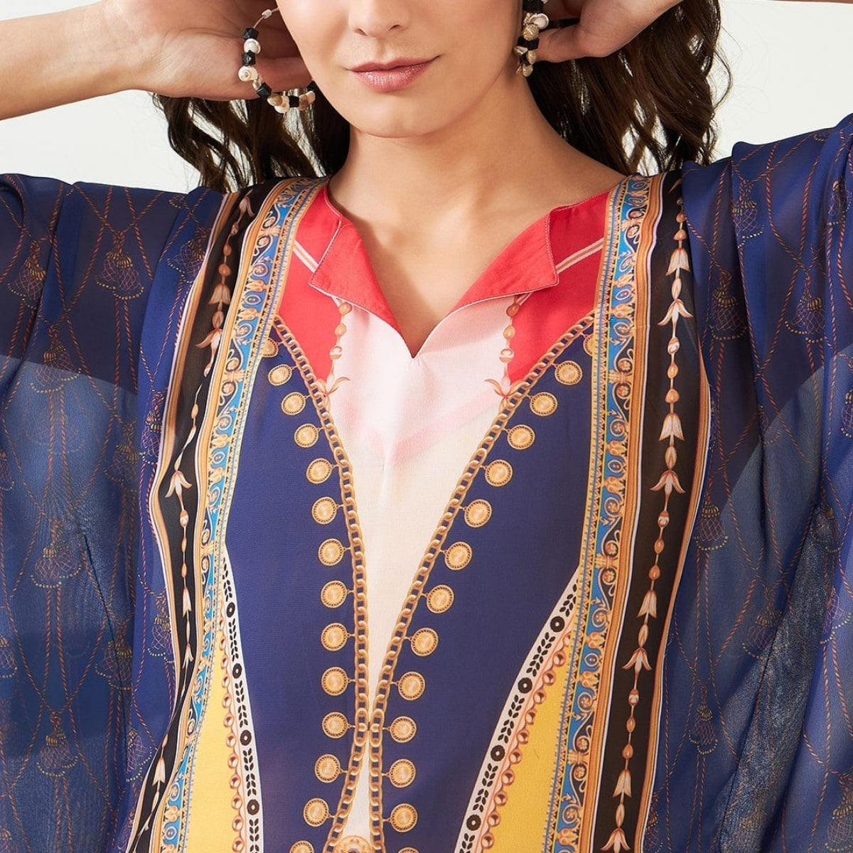 Stylish Kaftan Kurta and Pant Combo for Every Occasion | K-07