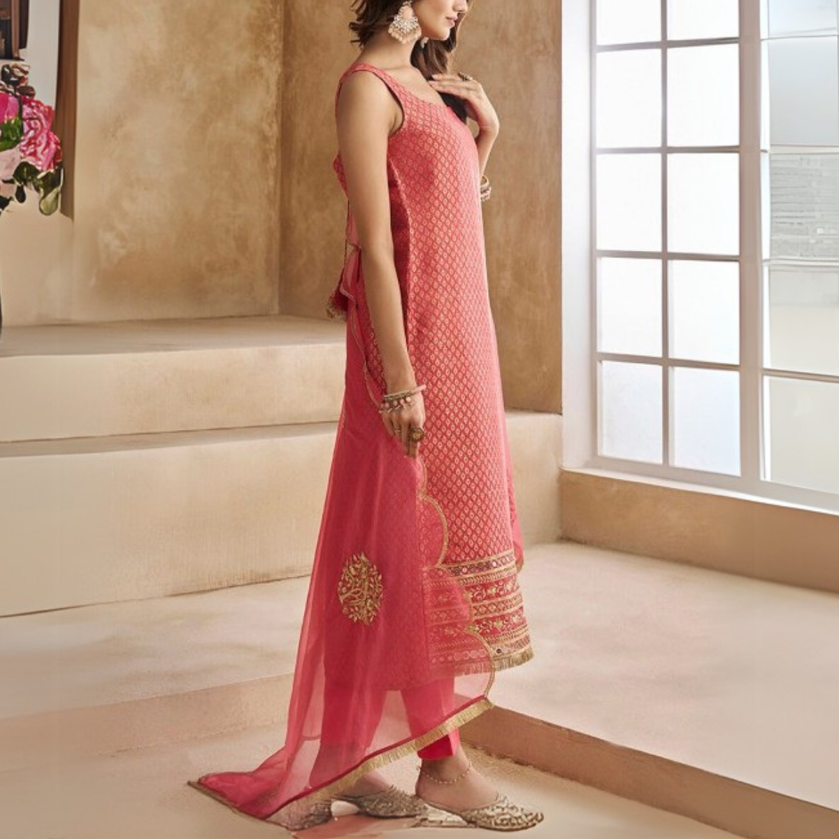 4 Combo Pack | Women’s Suit Set with Dupatta | SD-01
