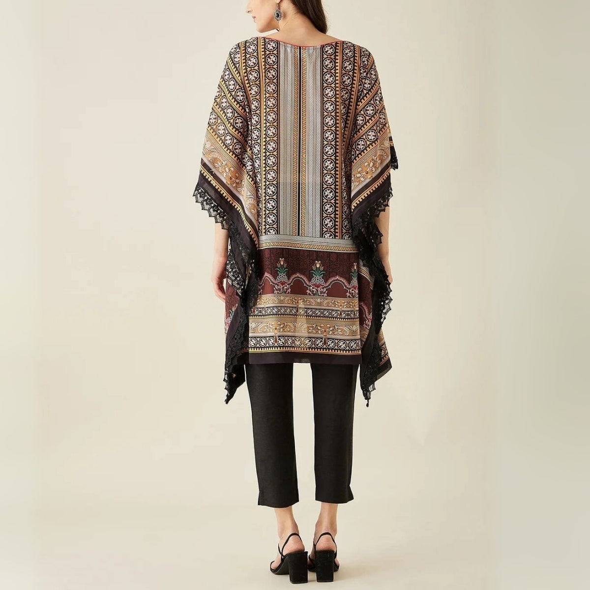 Stylish Kaftan Kurta and Pant Combo for Every Occasion | K-07