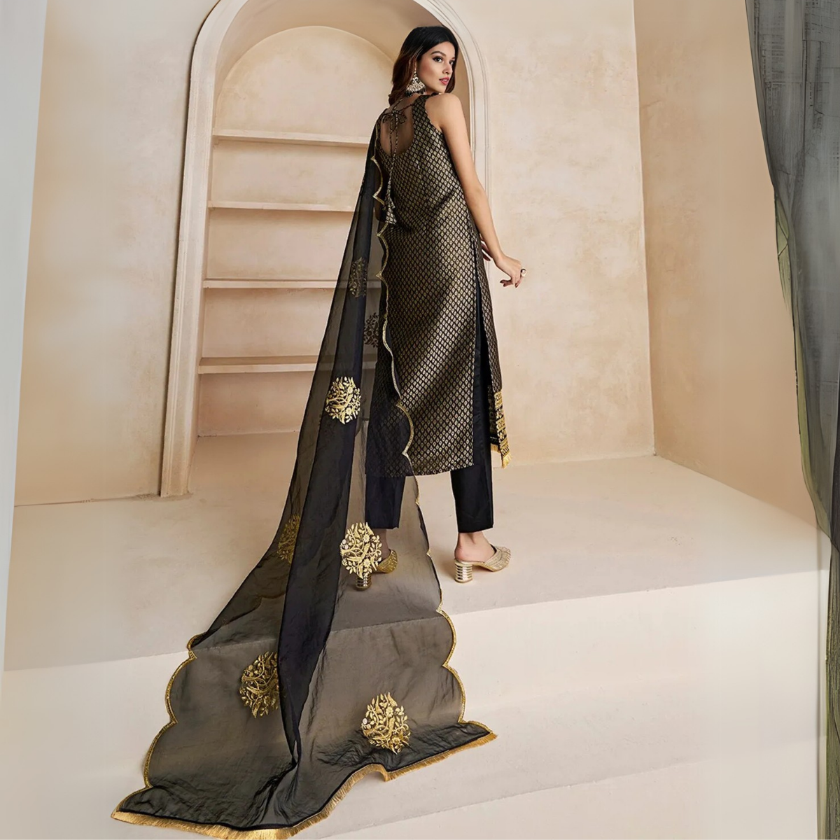 4 Combo Pack | Women’s Suit Set with Dupatta | SD-08