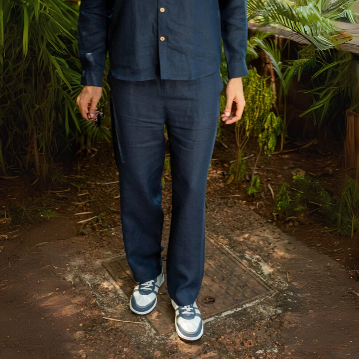 Men Linen Co-ord Set – Pants & Shirt Combo | Summer-Ready |  LN-02