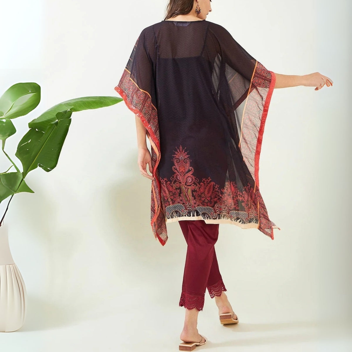Stylish Kaftan Kurta and Pant Combo for Every Occasion | K-06