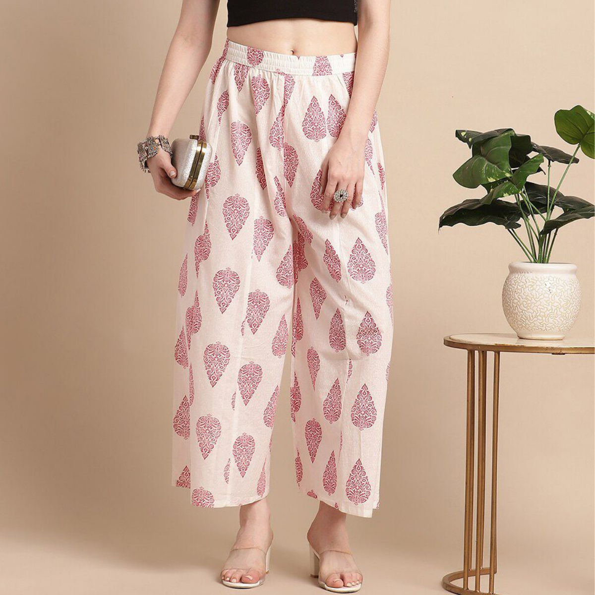 Stylish 3-Pack Combo Palazzo Pants for Women | P-01