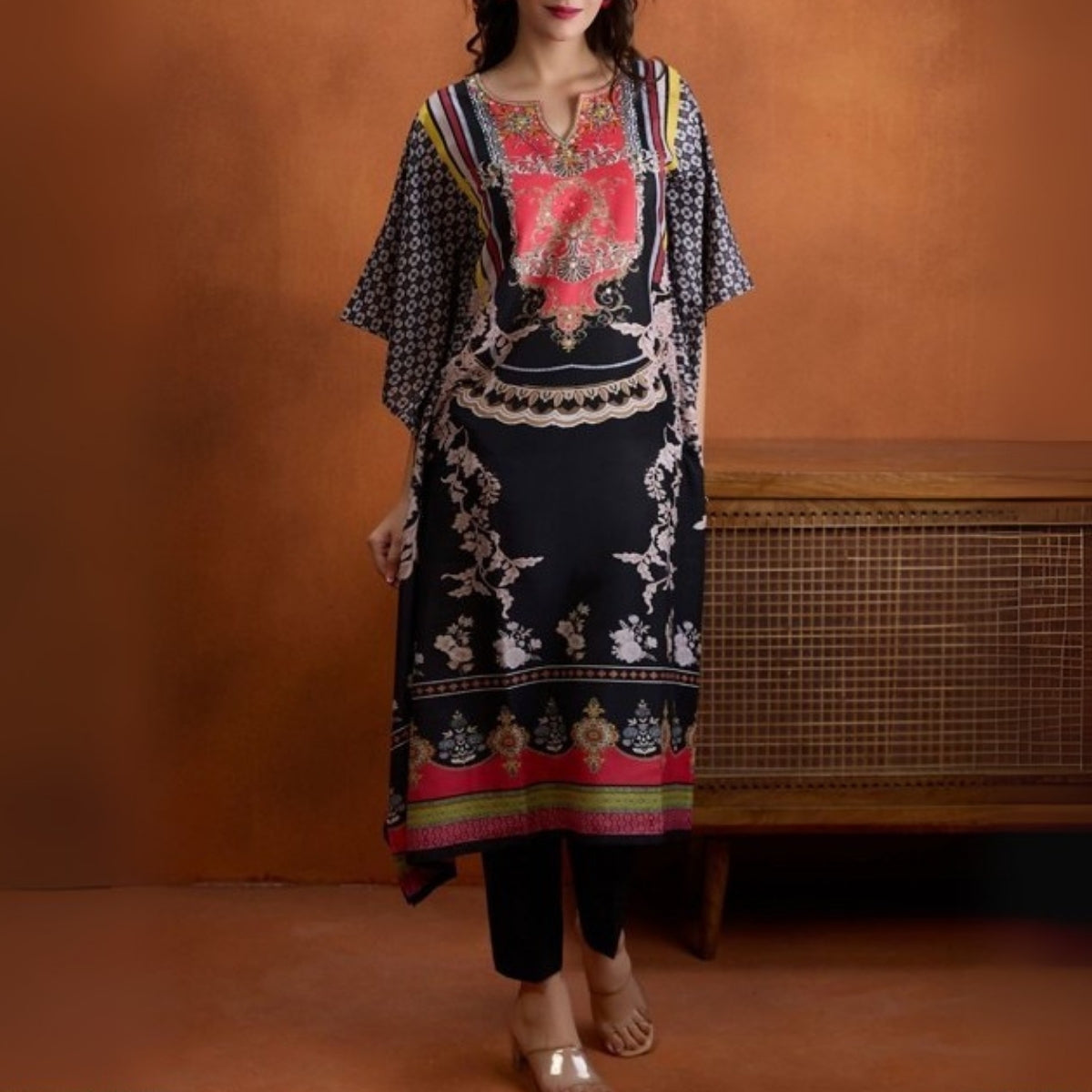 Stylish Kaftan Kurta and Pant Combo for Every Occasion | K-05
