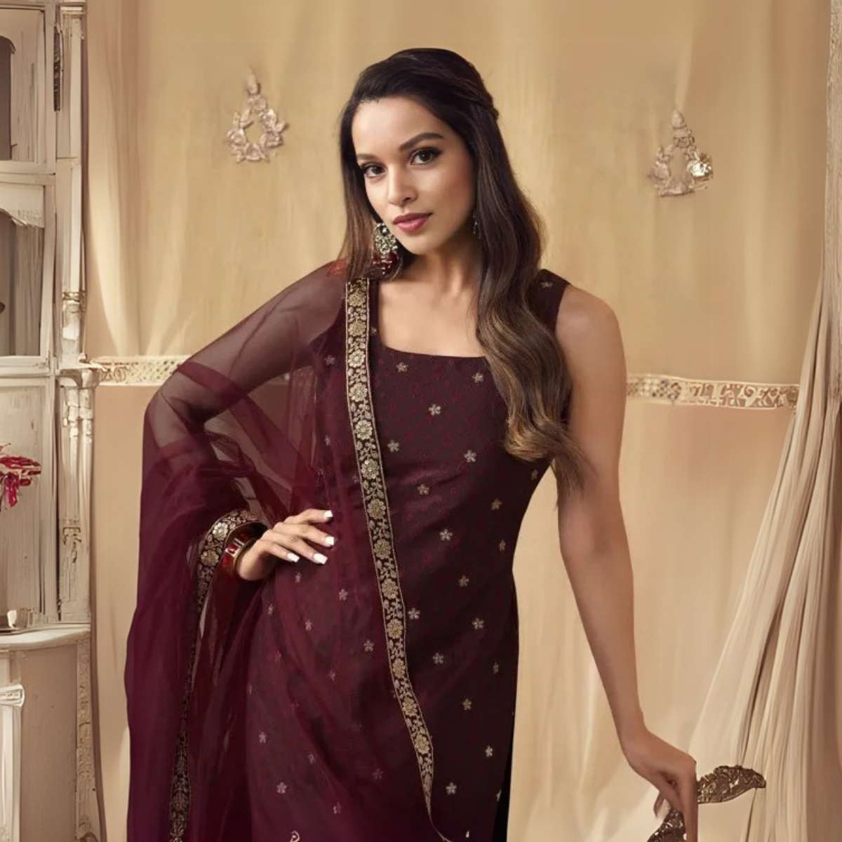 4 Combo Pack | Women’s Suit Set with Dupatta | SD-01