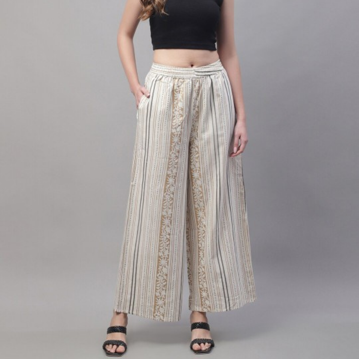 Trendy 4-Pack Combo Palazzo Pants for Women | PP-08