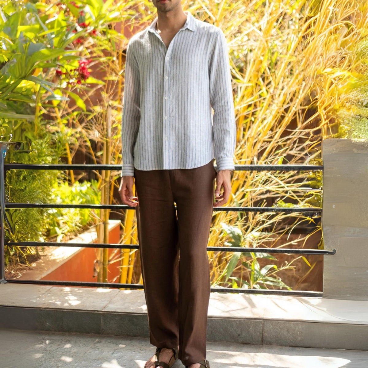 Men Linen Co-ord Set – Pants & Shirt Combo | Summer-Ready |  LN-03