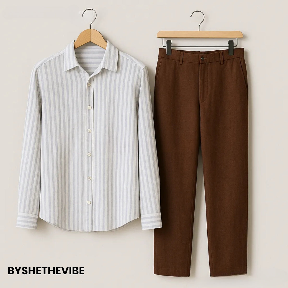 Men Linen Co-ord Set – Pants & Shirt Combo | Summer-Ready |  LN-03